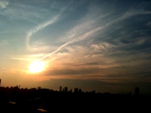 夕日 夕日